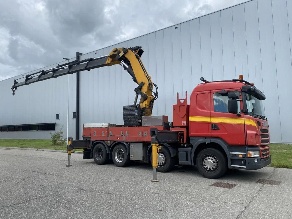 Scania G480 8X4 + EFFER 1250 6S + REMOTE + WINCH - 6+3 - Kraanaga veoauto: pilt 1 Scania G480 8X4 + EFFER 1250 6S + REMOTE + WINCH - 6+3 - Kraanaga veoauto: pilt 1
