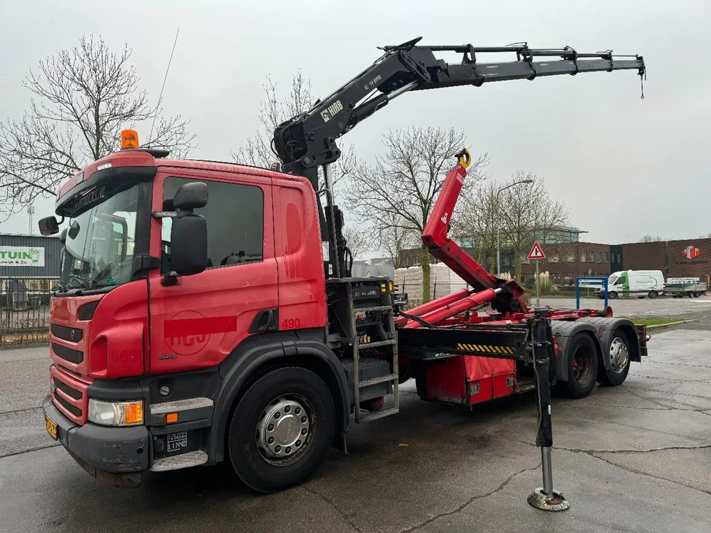 Scania P320 6X2 HIAB 144 CRANE + HIAB HOOK 20T + REMOTE - Konkstõstukiga veoauto, Kraanaga veoauto: pilt 2 Scania P320 6X2 HIAB 144 CRANE + HIAB HOOK 20T + REMOTE - Konkstõstukiga veoauto, Kraanaga veoauto: pilt 2