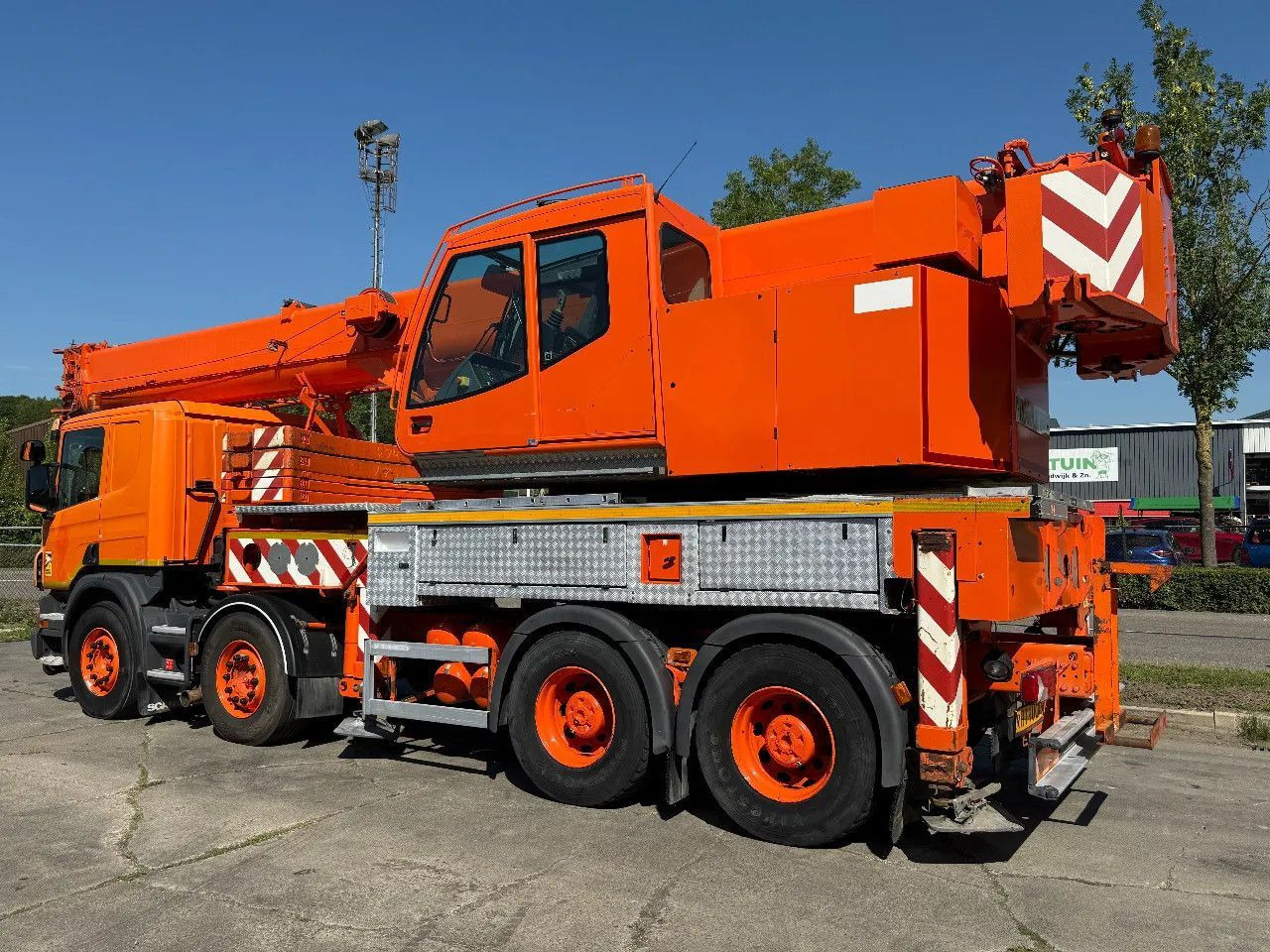 Scania P380 8X4 + FAUN HK40 + FLYJIB + BALLASTBL. 6,9 T - Kraanaga veoauto: pilt 4 Scania P380 8X4 + FAUN HK40 + FLYJIB + BALLASTBL. 6,9 T - Kraanaga veoauto: pilt 4