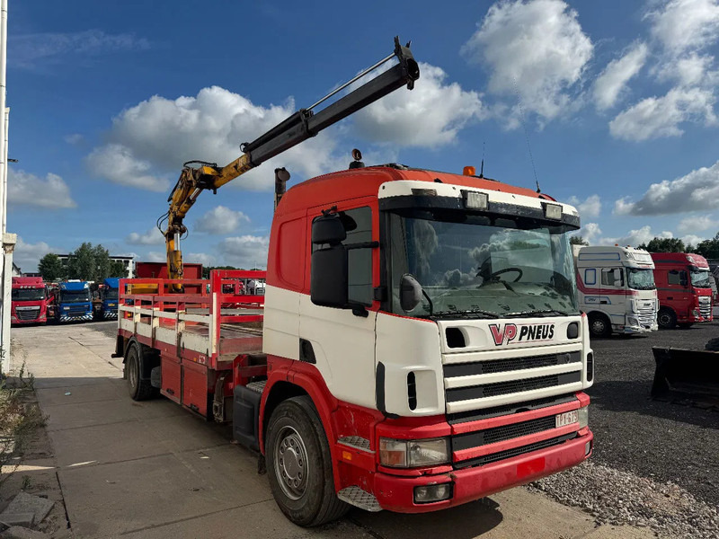 Scania P94-310 4X2 EURO 2 COPMA 1530 FULL STEEL - Kraanaga veoauto: pilt 1 Scania P94-310 4X2 EURO 2 COPMA 1530 FULL STEEL - Kraanaga veoauto: pilt 1