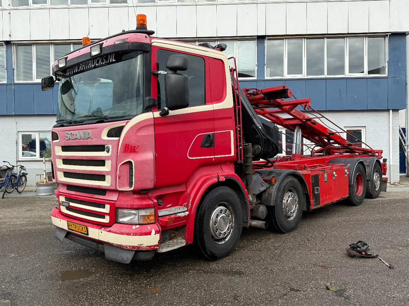 Scania R480 8X2 + HIAB 220-4 + REMOTE + HIAB MULTILIFT - Veoauto - kaablisüsteem, Kraanaga veoauto: pilt 4 Scania R480 8X2 + HIAB 220-4 + REMOTE + HIAB MULTILIFT - Veoauto - kaablisüsteem, Kraanaga veoauto: pilt 4