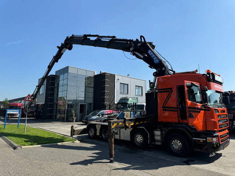 Scania R560 V8 8X2 + EFFER CRANE 1550 6S + FLYJIP 6XHYDR + REMOTE + WINCH - Kraanaga veoauto: pilt 4 Scania R560 V8 8X2 + EFFER CRANE 1550 6S + FLYJIP 6XHYDR + REMOTE + WINCH - Kraanaga veoauto: pilt 4