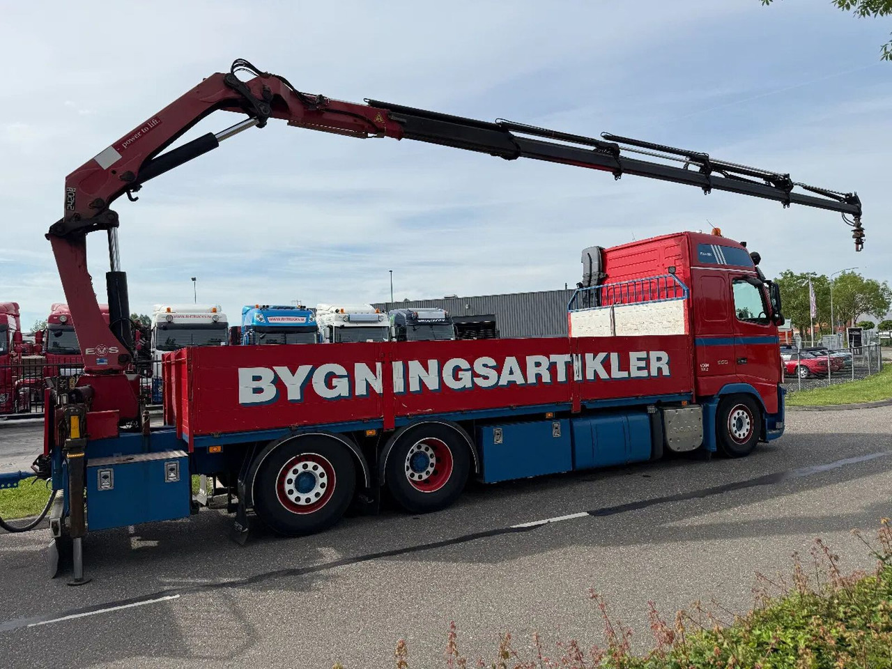 Volvo FH 600 - 6X2 - EURO 5 + HMF 2420 K5 + REMOTE - Madelveok/ Platvormveok, Kraanaga veoauto: pilt 3 Volvo FH 600 - 6X2 - EURO 5 + HMF 2420 K5 + REMOTE - Madelveok/ Platvormveok, Kraanaga veoauto: pilt 3