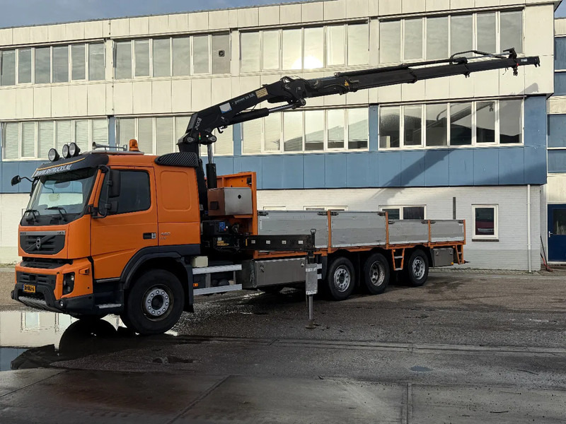 Volvo FM 420 8X2 EEV + HMF 2420-K3 + REMOTE + 5E & 6E FUNCTIE - Madelveok/ Platvormveok, Kraanaga veoauto: pilt 1 Volvo FM 420 8X2 EEV + HMF 2420-K3 + REMOTE + 5E & 6E FUNCTIE - Madelveok/ Platvormveok, Kraanaga veoauto: pilt 1
