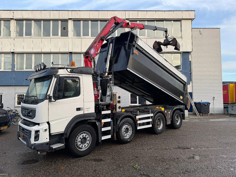 Volvo FMX 420 8X4 HMF 1643Z2 + REMOTE CONTROL + HYVA KIPPER - Kraanaga veoauto: pilt 2 Volvo FMX 420 8X4 HMF 1643Z2 + REMOTE CONTROL + HYVA KIPPER - Kraanaga veoauto: pilt 2