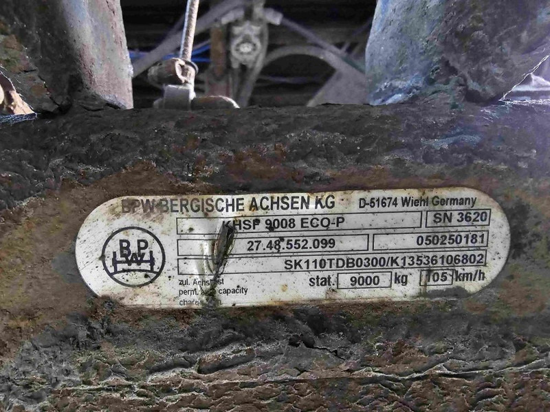 BPW KHSP 9008 ECO-P - Telg ja varuosad - Veoauto: pilt 2 BPW KHSP 9008 ECO-P - Telg ja varuosad - Veoauto: pilt 2