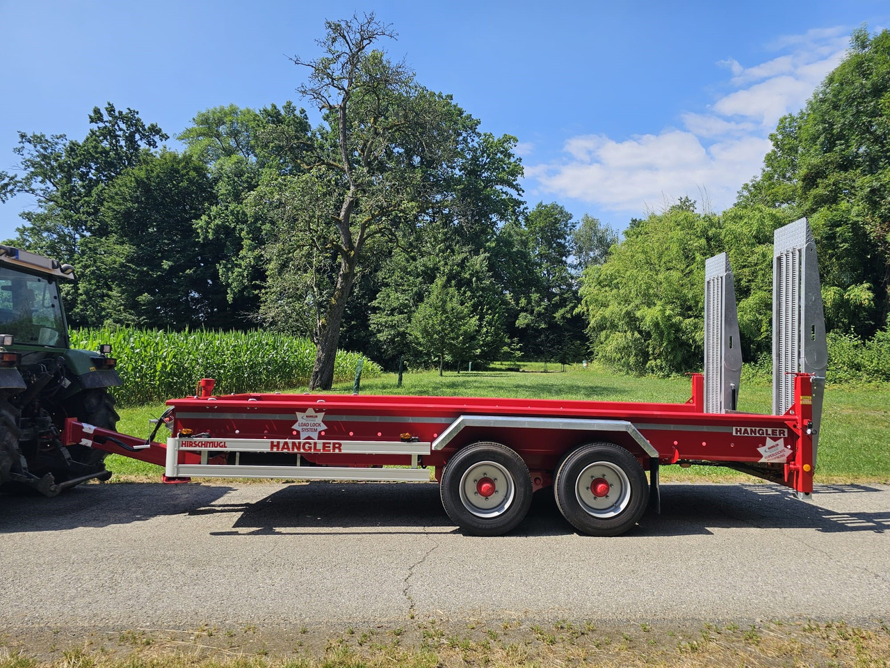 Fliegl TTS-H 100 / Hangler TPS 2 - Madal platvorm järelhaagis: pilt 1 Fliegl TTS-H 100 / Hangler TPS 2 - Madal platvorm järelhaagis: pilt 1