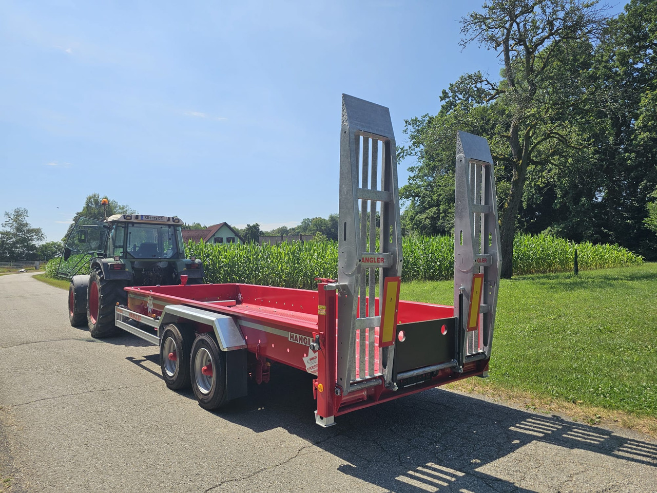 Fliegl TTS-H 100 / Hangler TPS 2 - Madal platvorm järelhaagis: pilt 5 Fliegl TTS-H 100 / Hangler TPS 2 - Madal platvorm järelhaagis: pilt 5