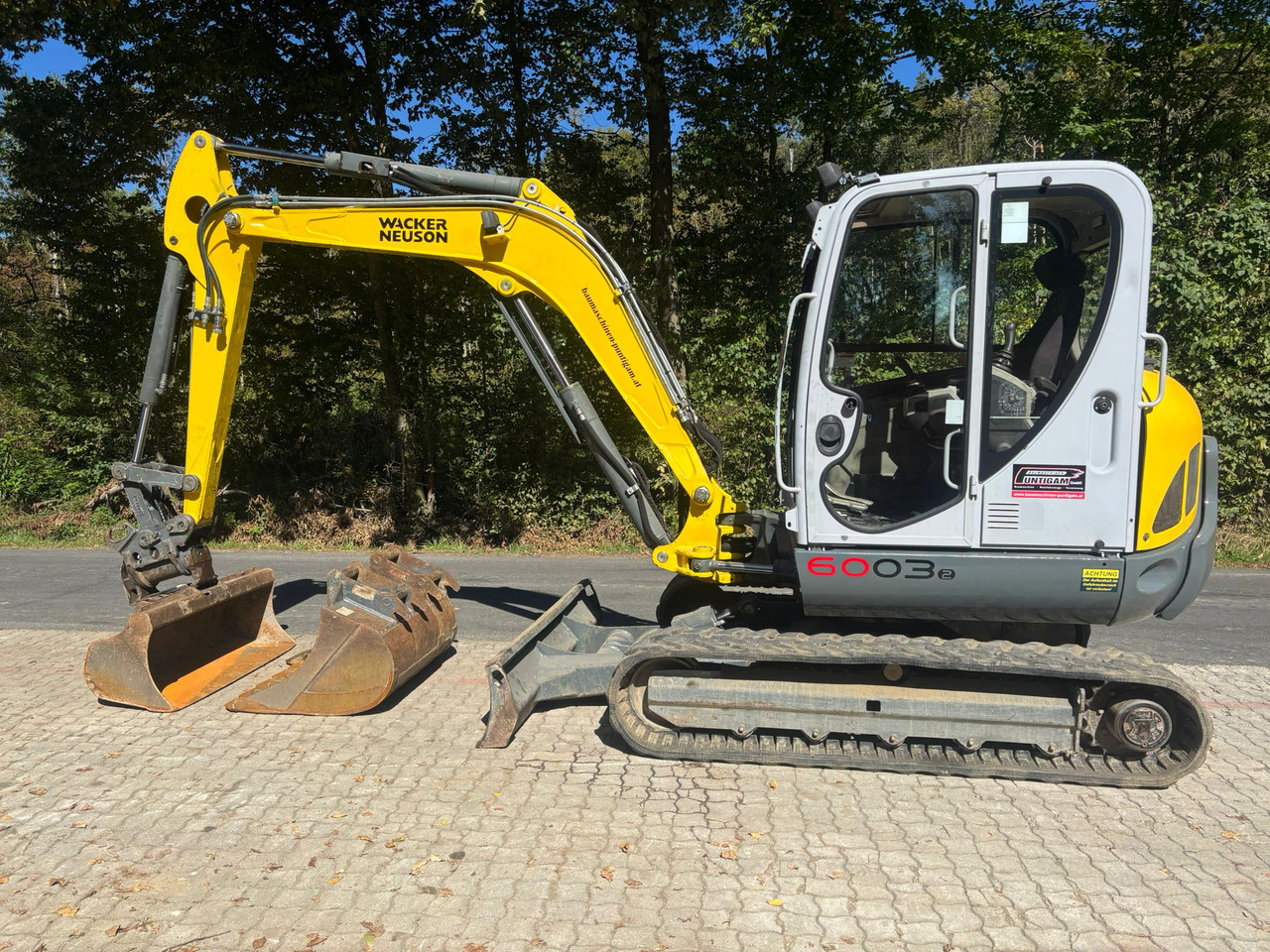 WACKER Neuson 6003 - Miniekskavaator: pilt 1 WACKER Neuson 6003 - Miniekskavaator: pilt 1
