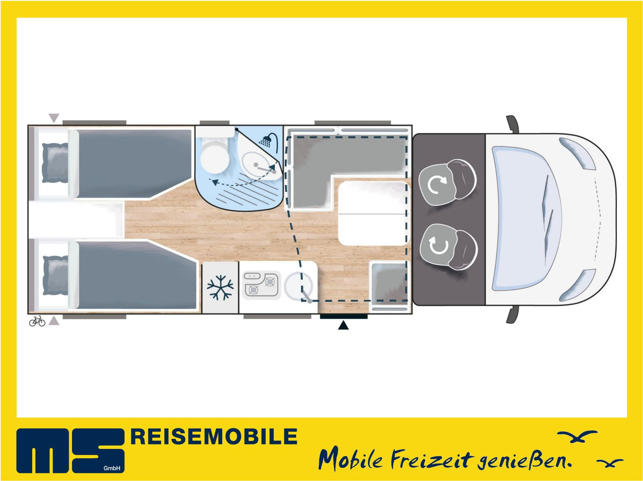 Chausson 627 TITANIUM / - 2026 - / EINZELBETTEN / 4.1T. - Poolintegreeritud matkaauto: pilt 2 Chausson 627 TITANIUM / - 2026 - / EINZELBETTEN / 4.1T. - Poolintegreeritud matkaauto: pilt 2
