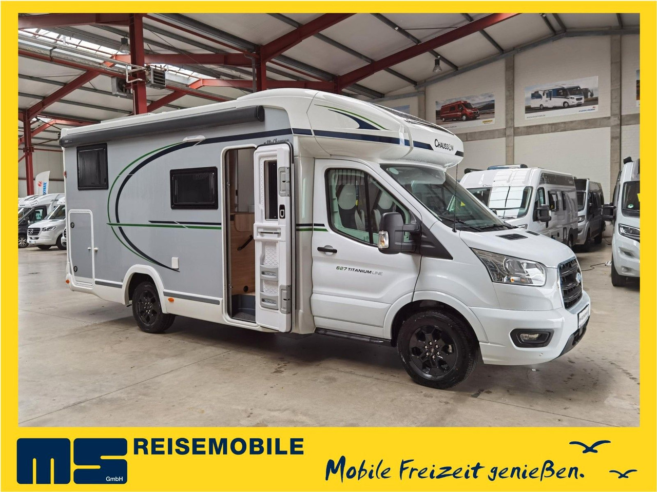 Chausson 627 TITANIUM / - 2026 -/ EINZELBETTEN & HUBBETT - Poolintegreeritud matkaauto: pilt 1 Chausson 627 TITANIUM / - 2026 -/ EINZELBETTEN & HUBBETT - Poolintegreeritud matkaauto: pilt 1