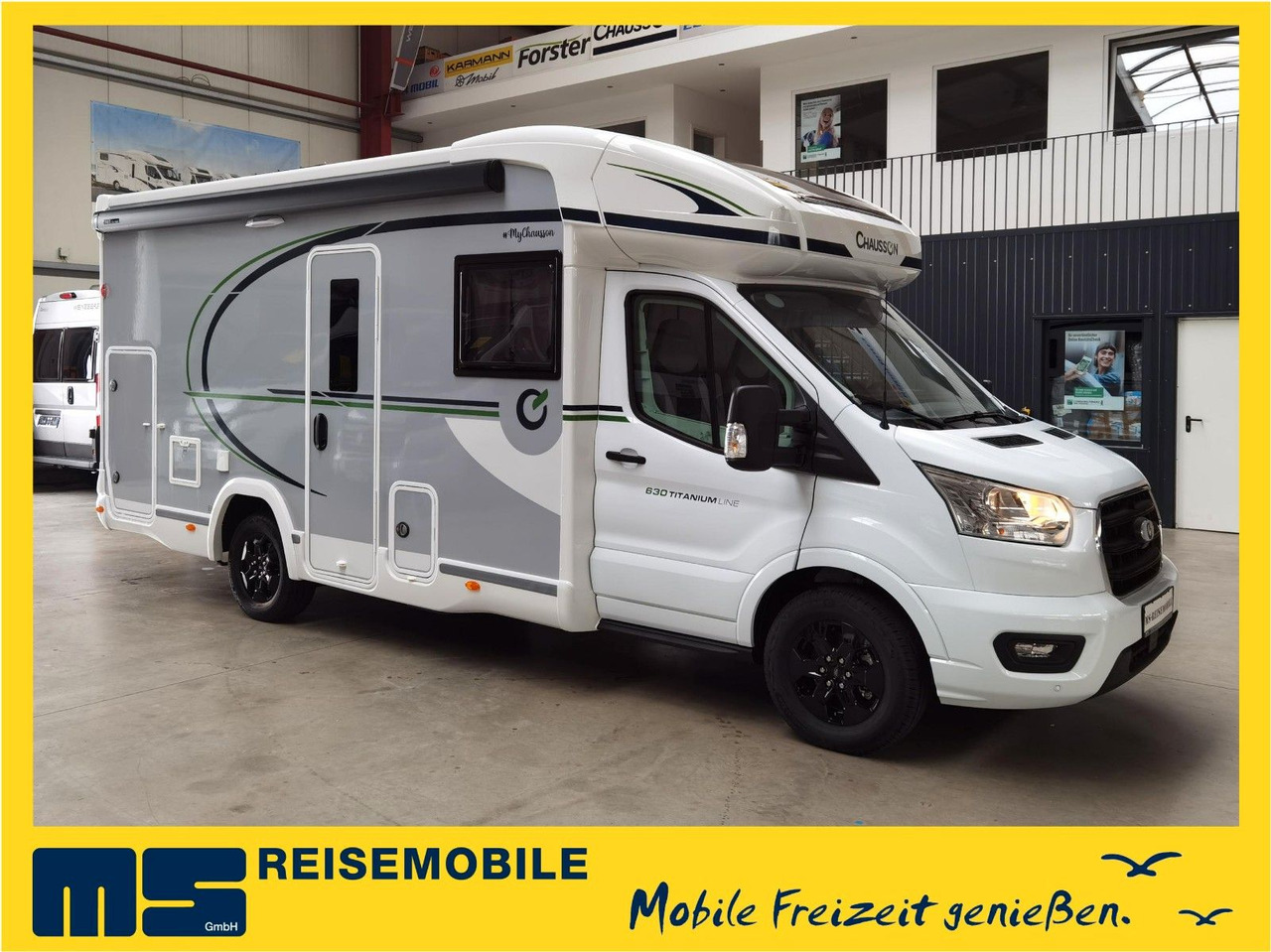 Chausson 630 TITANIUM / - 2026 - / EINZEL.- HUBBETTEN - Poolintegreeritud matkaauto: pilt 1 Chausson 630 TITANIUM / - 2026 - / EINZEL.- HUBBETTEN - Poolintegreeritud matkaauto: pilt 1