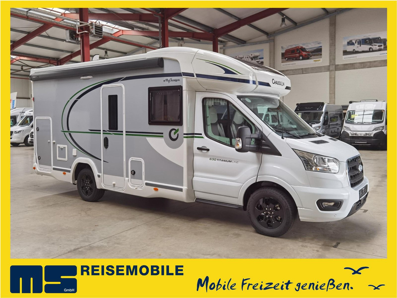 Chausson 630 TITANIUM / - 2026 - / EINZEL.- HUBBETTEN - Poolintegreeritud matkaauto: pilt 1 Chausson 630 TITANIUM / - 2026 - / EINZEL.- HUBBETTEN - Poolintegreeritud matkaauto: pilt 1