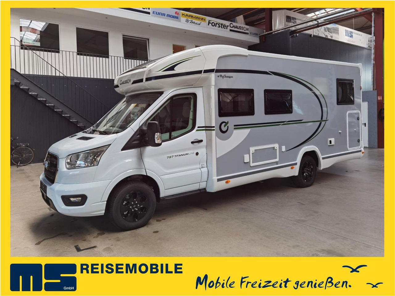 Chausson 797 TITANIUM / -2026- / 165PS- 8G. / 4.1T. / AHK - Poolintegreeritud matkaauto: pilt 1 Chausson 797 TITANIUM / -2026- / 165PS- 8G. / 4.1T. / AHK - Poolintegreeritud matkaauto: pilt 1