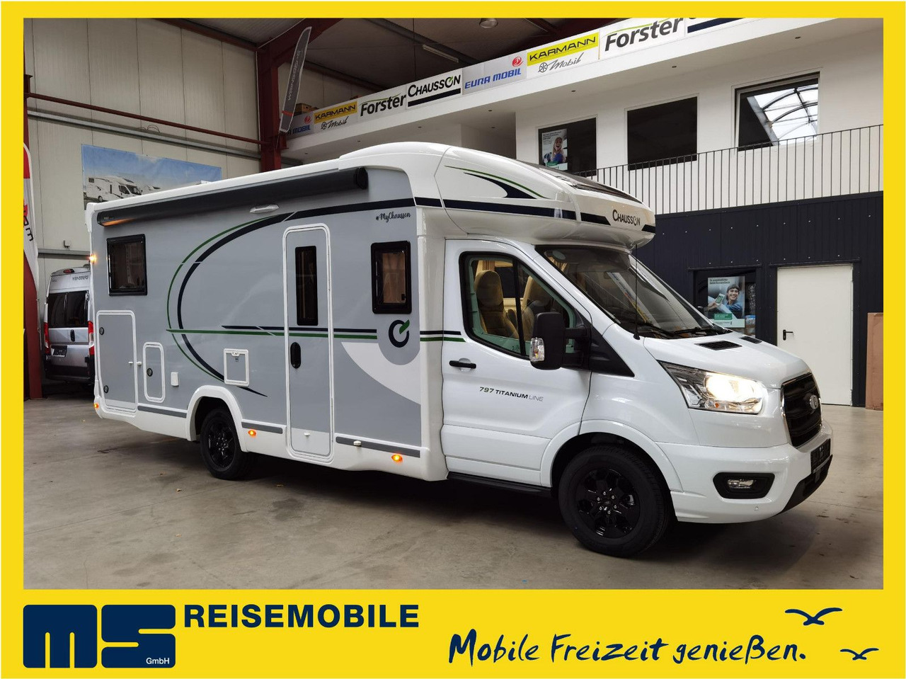 Chausson 797 TITANIUM / -2026- / 165PS-8G. / EINZELBETTEN - Poolintegreeritud matkaauto: pilt 1 Chausson 797 TITANIUM / -2026- / 165PS-8G. / EINZELBETTEN - Poolintegreeritud matkaauto: pilt 1