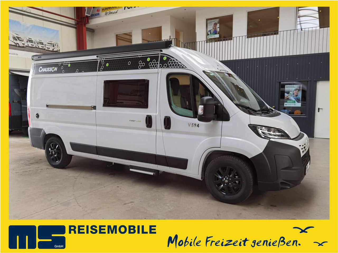 Chausson V594 FIRST LINE/MODELL 2026/140 PS/8G.AUTOMATIK - Campervan: pilt 1 Chausson V594 FIRST LINE/MODELL 2026/140 PS/8G.AUTOMATIK - Campervan: pilt 1