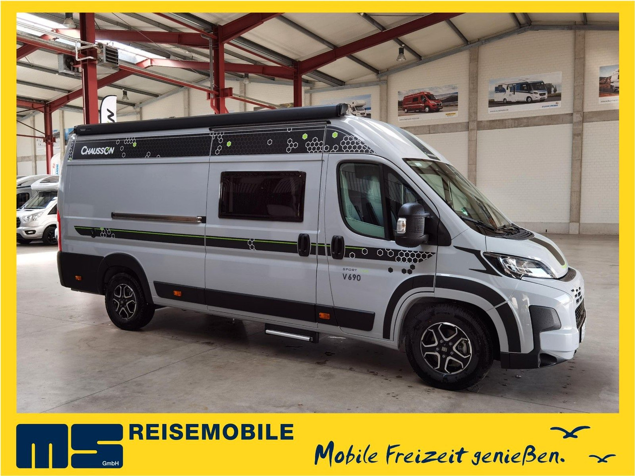 Chausson V690 SPORT LINE / 140PS-8G / XL -HUBBETT E.-BIKE - Campervan: pilt 1 Chausson V690 SPORT LINE / 140PS-8G / XL -HUBBETT E.-BIKE - Campervan: pilt 1