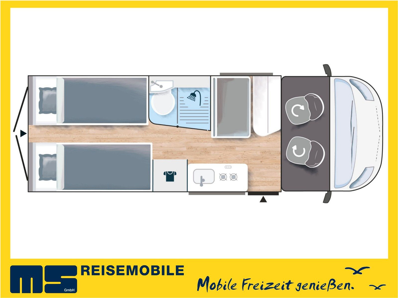 Chausson V697 FIRST LINE / -2025- / 140PS / EINZELBETTEN - Campervan: pilt 2 Chausson V697 FIRST LINE / -2025- / 140PS / EINZELBETTEN - Campervan: pilt 2