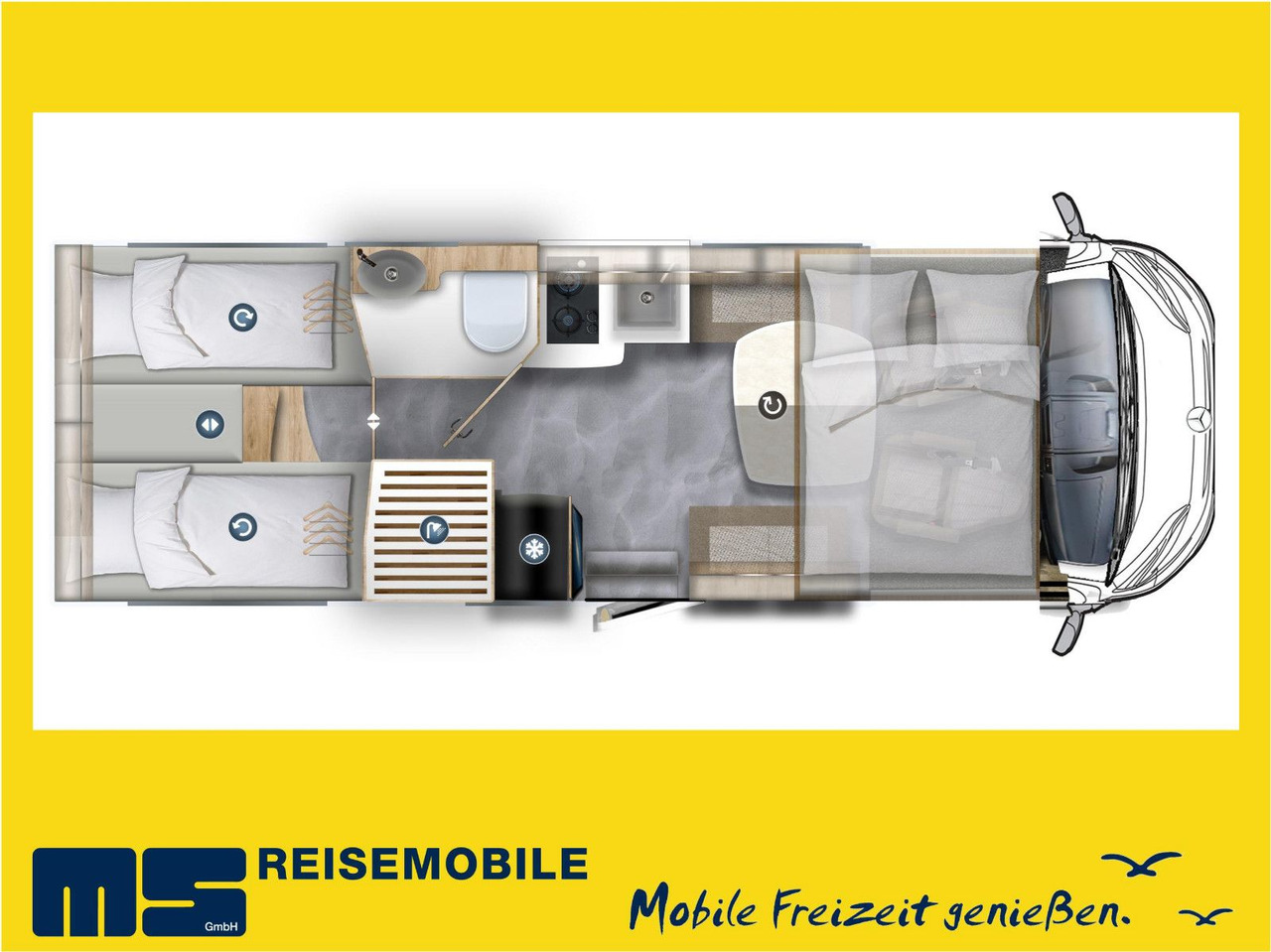 Eura Mobil INTEGRA LINE GT 726 EF /MB 170PS-9G / MOD.2025 - Täisintegreeritud matkaauto: pilt 2 Eura Mobil INTEGRA LINE GT 726 EF /MB 170PS-9G / MOD.2025 - Täisintegreeritud matkaauto: pilt 2