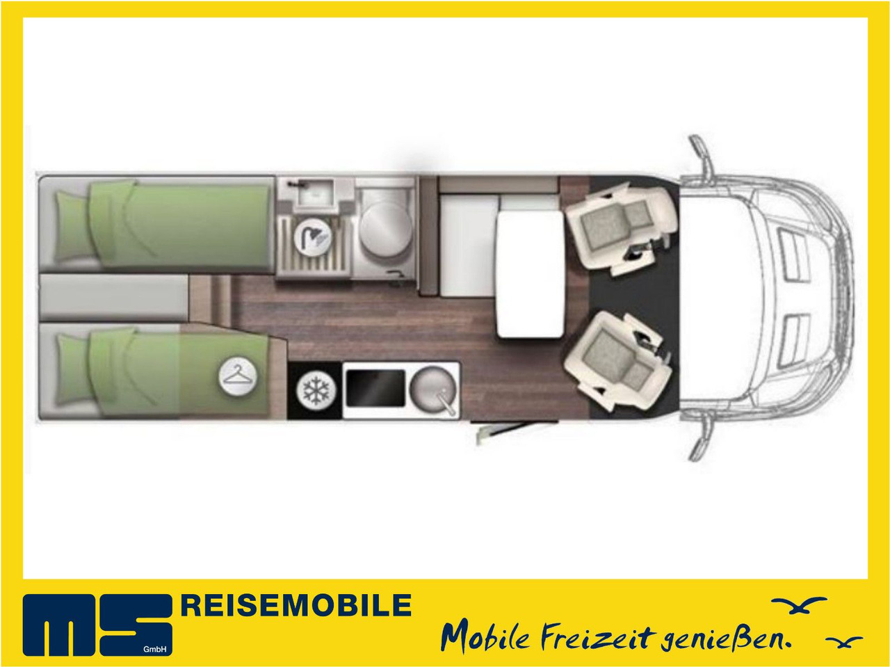 Forster T 669 EBN COUPÈ / -2025- / 165PS / EINZELBETTEN - Poolintegreeritud matkaauto: pilt 2 Forster T 669 EBN COUPÈ / -2025- / 165PS / EINZELBETTEN - Poolintegreeritud matkaauto: pilt 2