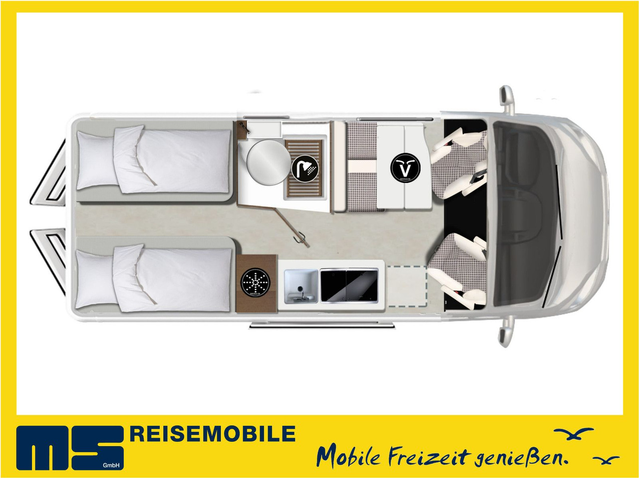 Karmann DAVIS 620 LIFESTYLE/-MODELL 2026- / EINZELBETTEN - Campervan: pilt 1 Karmann DAVIS 620 LIFESTYLE/-MODELL 2026- / EINZELBETTEN - Campervan: pilt 1