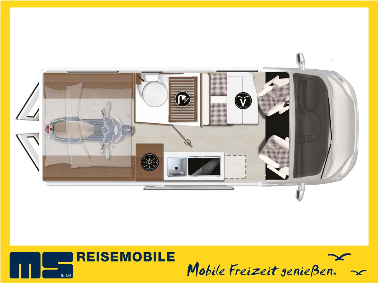 Karmann DAVIS 630 LIFESTYLE /- 2026- / XXL-HUBBETT-BIKE. - Campervan: pilt 2 Karmann DAVIS 630 LIFESTYLE /- 2026- / XXL-HUBBETT-BIKE. - Campervan: pilt 2