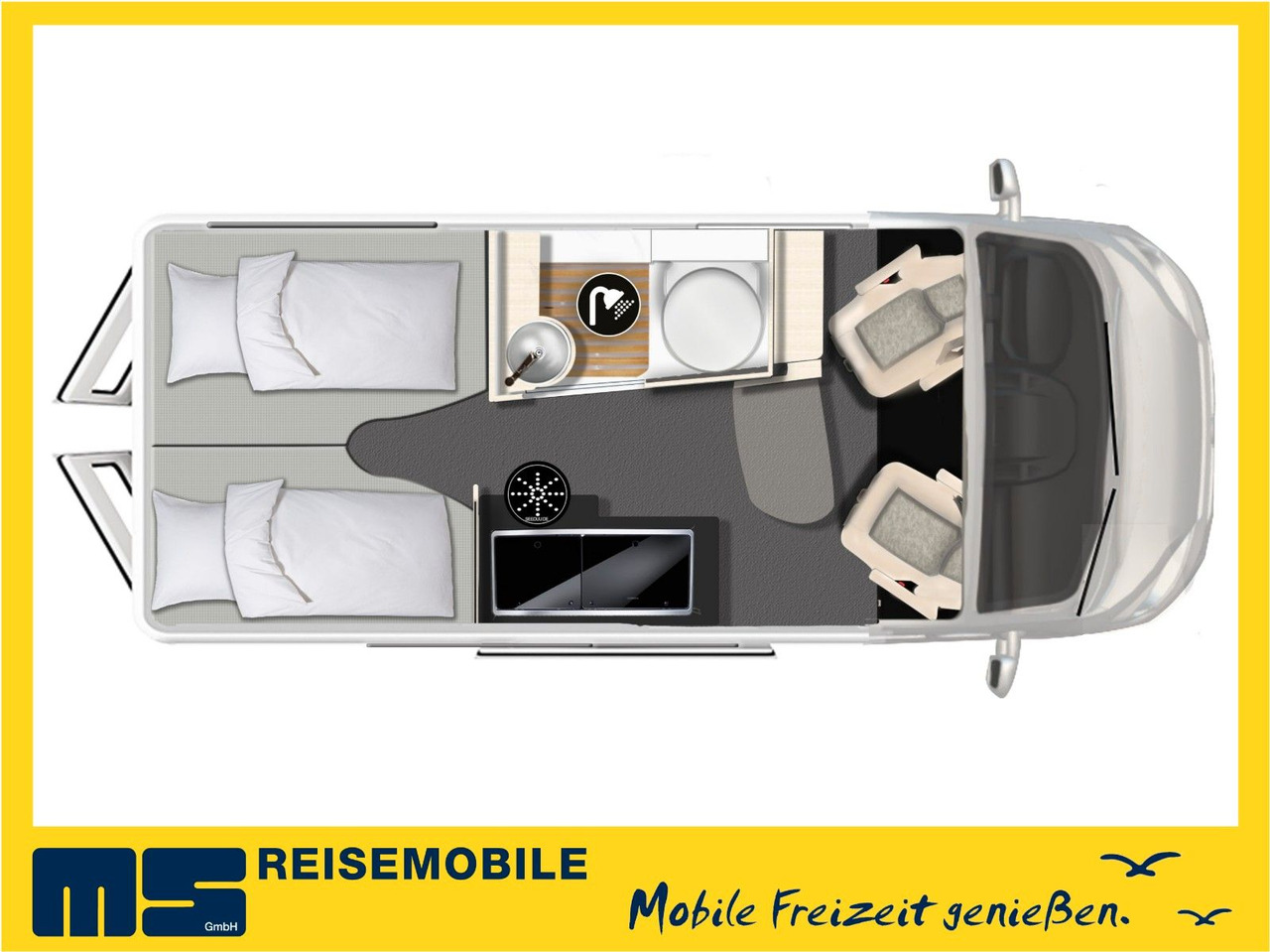 Karmann DEXTER 600 / -2026-/ EINZELBETTEN & BAR-VERSION - Campervan: pilt 2 Karmann DEXTER 600 / -2026-/ EINZELBETTEN & BAR-VERSION - Campervan: pilt 2