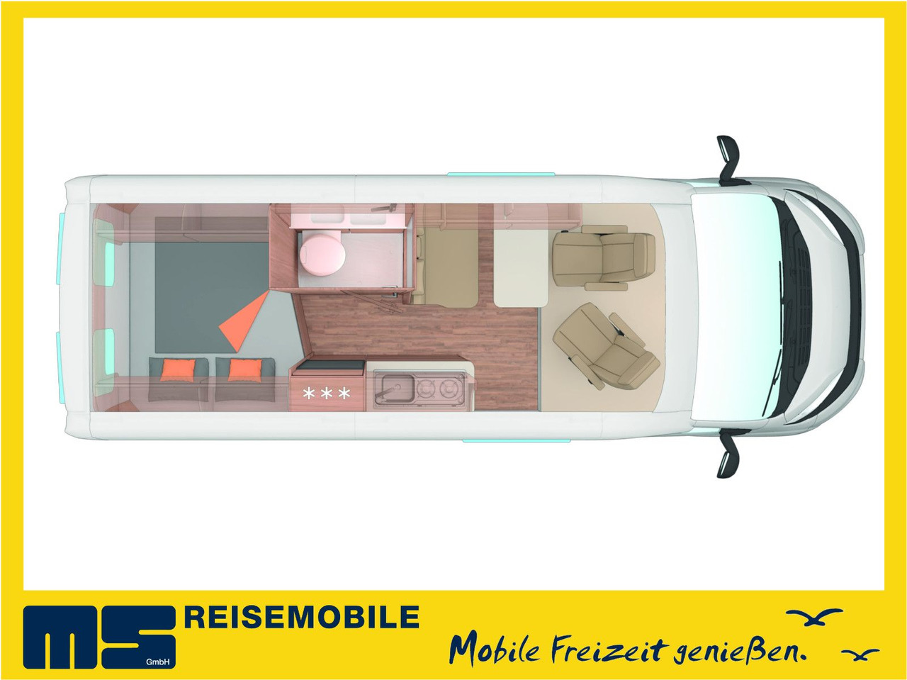 Weinsberg CARABUS GREY 540 MQ - EDITION FIRE /-2026-/140PS - Campervan: pilt 2 Weinsberg CARABUS GREY 540 MQ - EDITION FIRE /-2026-/140PS - Campervan: pilt 2
