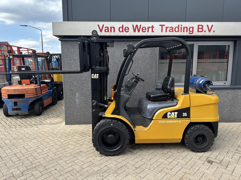 Gaasitõstuk Caterpillar GP35 Triplo 430 Freelift / Sideshift / 4e Functie LPG 2008: pilt 7