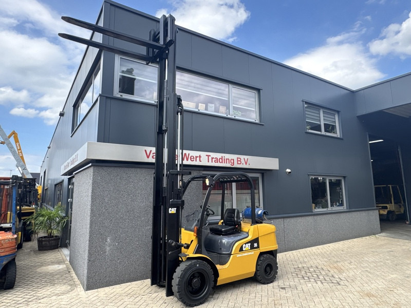 Gaasitõstuk Caterpillar GP35 Triplo 430 Freelift / Sideshift / 4e Functie LPG 2008: pilt 9