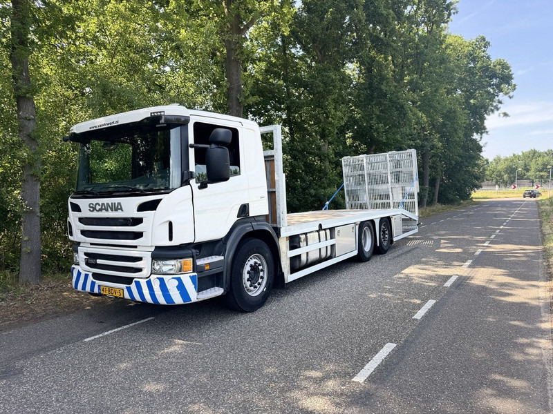 Scania P280 6X2 Machine Transporter / Oprij Vrachtwagen Euro 6 - Allison Automaat - Full Air - 115DKM - Camera - 2016 - Treilerveoauto: pilt 1 Scania P280 6X2 Machine Transporter / Oprij Vrachtwagen Euro 6 - Allison Automaat - Full Air - 115DKM - Camera - 2016 - Treilerveoauto: pilt 1