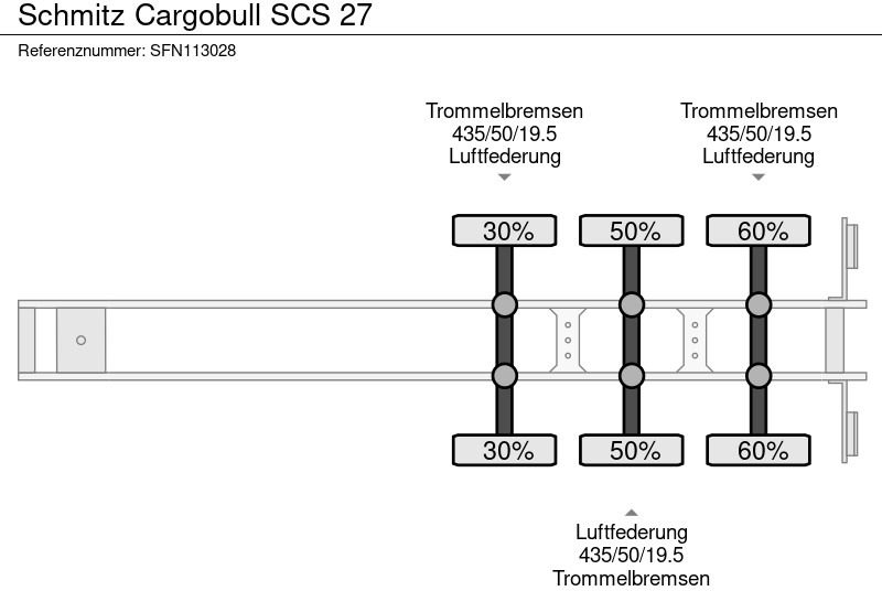 Platvorm/ Madelpoolhaagis Schmitz Cargobull SCS 27: pilt 10