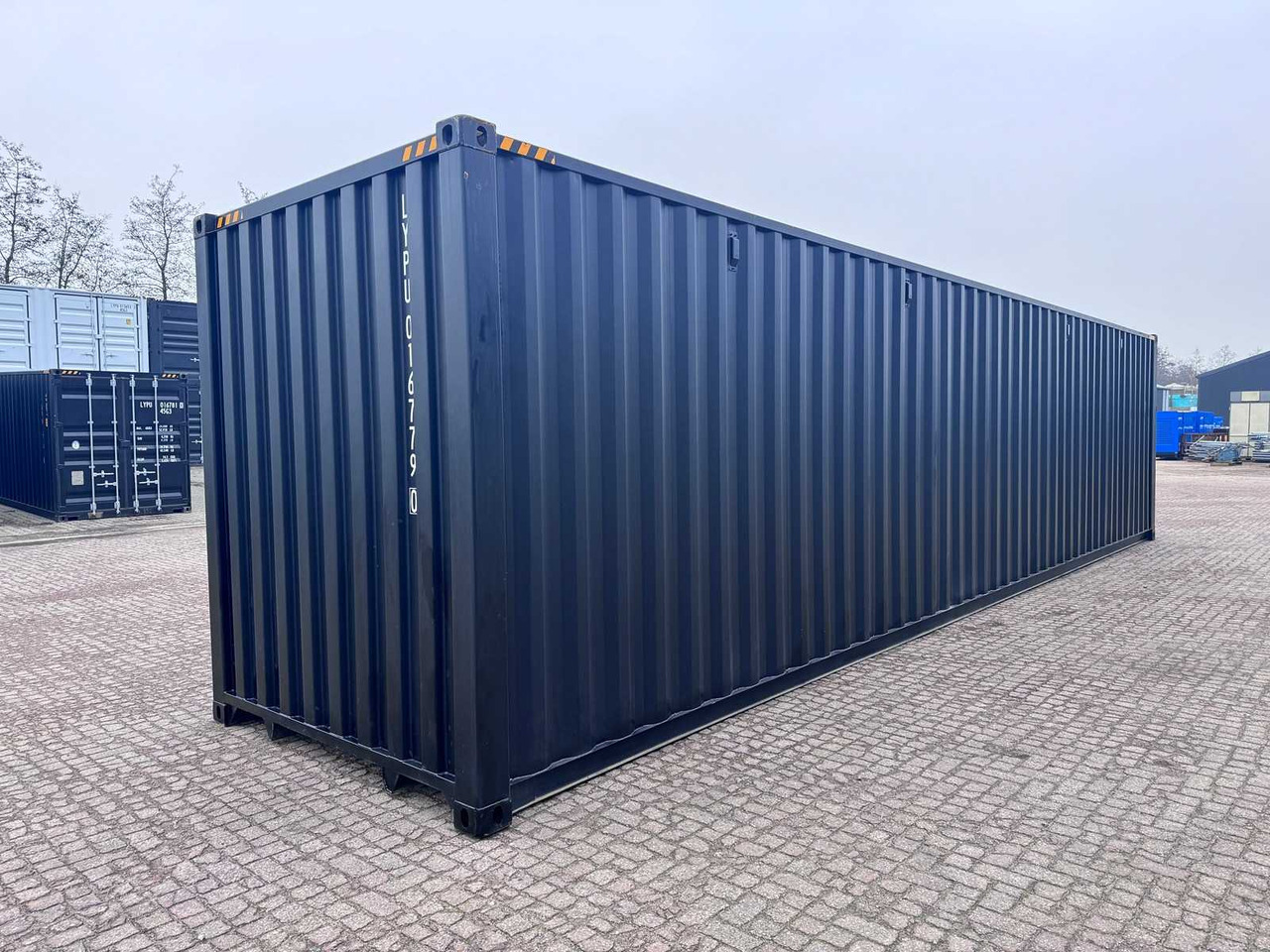 Merekonteiner 40ft High Cube shipping container with 3 side doors: pilt 6