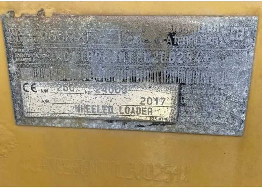 Rataslaadur CAT - 966 MXE - WHEEL LOADER - 2017: pilt 19 Rataslaadur CAT - 966 MXE - WHEEL LOADER - 2017: pilt 19