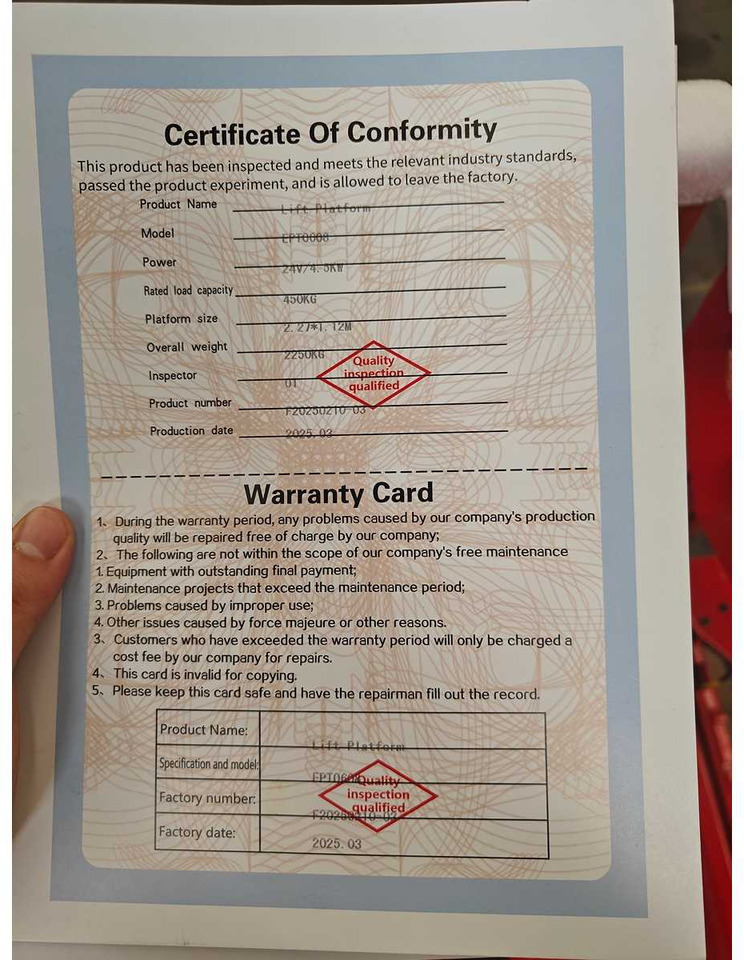 EVER STAR - 2025 - EPT0608 - AERIAL PLATFORM - Platvorm: pilt 5 EVER STAR - 2025 - EPT0608 - AERIAL PLATFORM - Platvorm: pilt 5