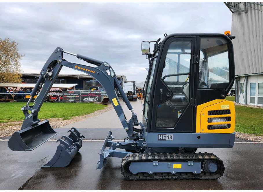 Eurotrac HE18 - Miniekskavaator: pilt 1 Eurotrac HE18 - Miniekskavaator: pilt 1