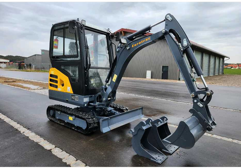 Eurotrac HE18 - Miniekskavaator: pilt 3 Eurotrac HE18 - Miniekskavaator: pilt 3