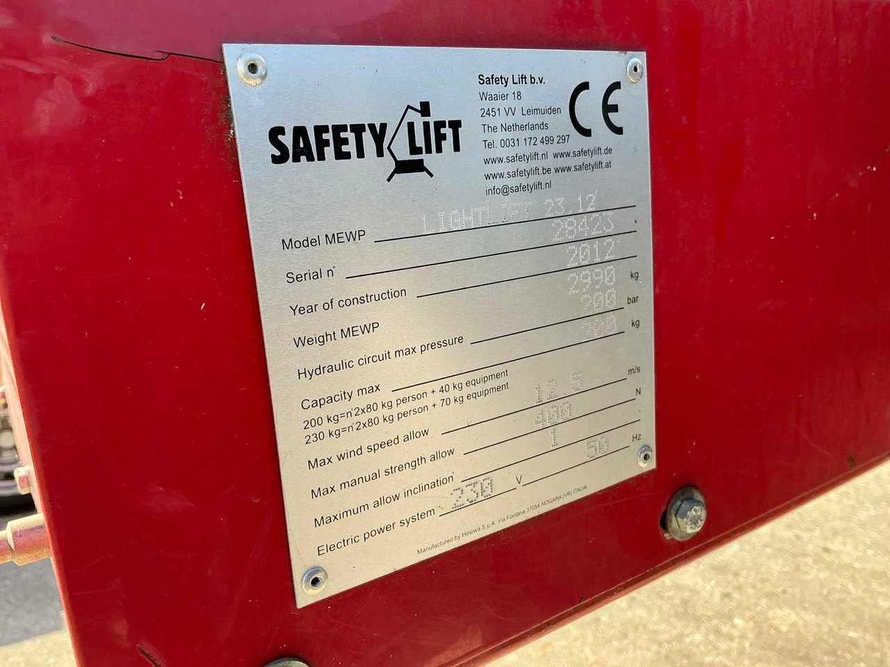 Platvorm Hinowa Lightlift 23.12: pilt 21