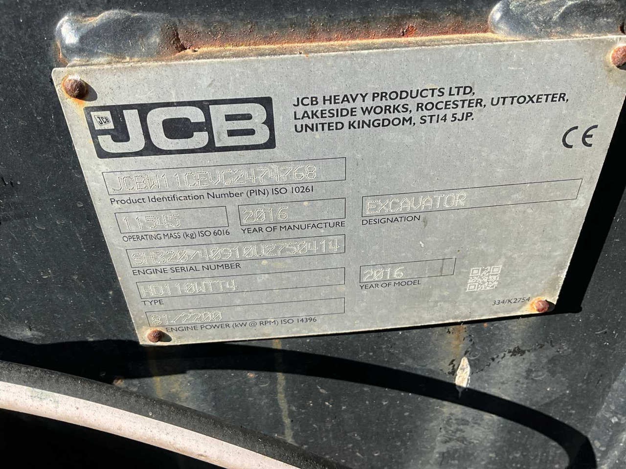 Ratastel ekskavaator JCB HD110WTT4: pilt 36
