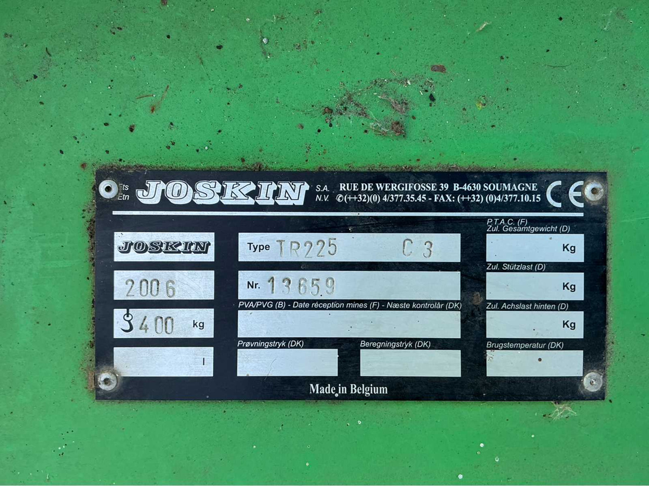 Joskin TR255 C3 - Hooldusniiduk/ Multšer: pilt 5 Joskin TR255 C3 - Hooldusniiduk/ Multšer: pilt 5