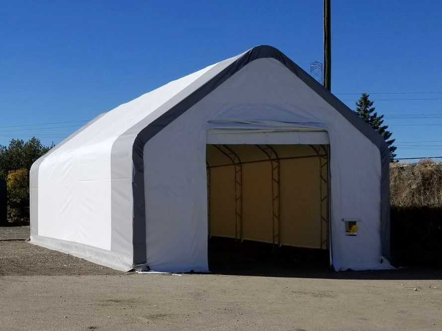 Rhino-Cross-Shelter 4012021DP - 36,6x12,2x6,4 m - Säilitusmahuti: pilt 1 Rhino-Cross-Shelter 4012021DP - 36,6x12,2x6,4 m - Säilitusmahuti: pilt 1