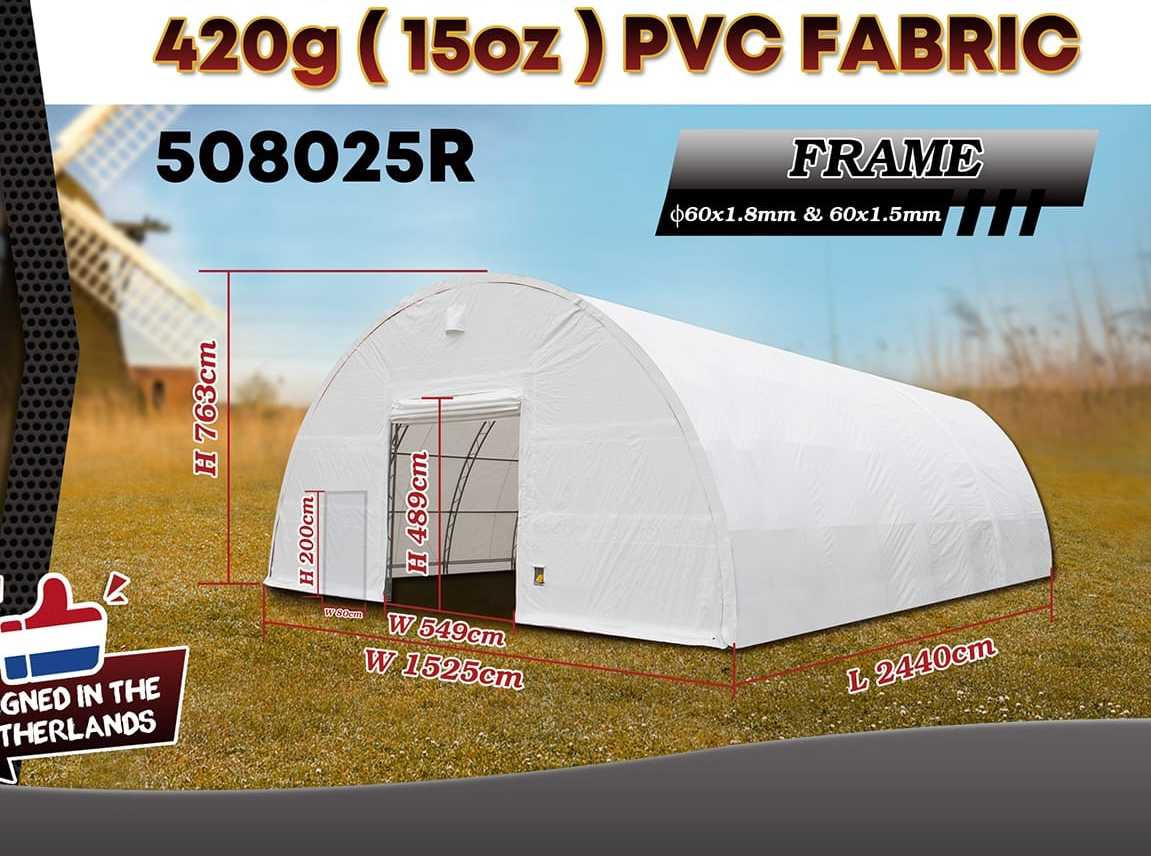 Rhino-Cross-Shelter 508025R - 24,4x15,25x7,625 m - Säilitusmahuti: pilt 2 Rhino-Cross-Shelter 508025R - 24,4x15,25x7,625 m - Säilitusmahuti: pilt 2