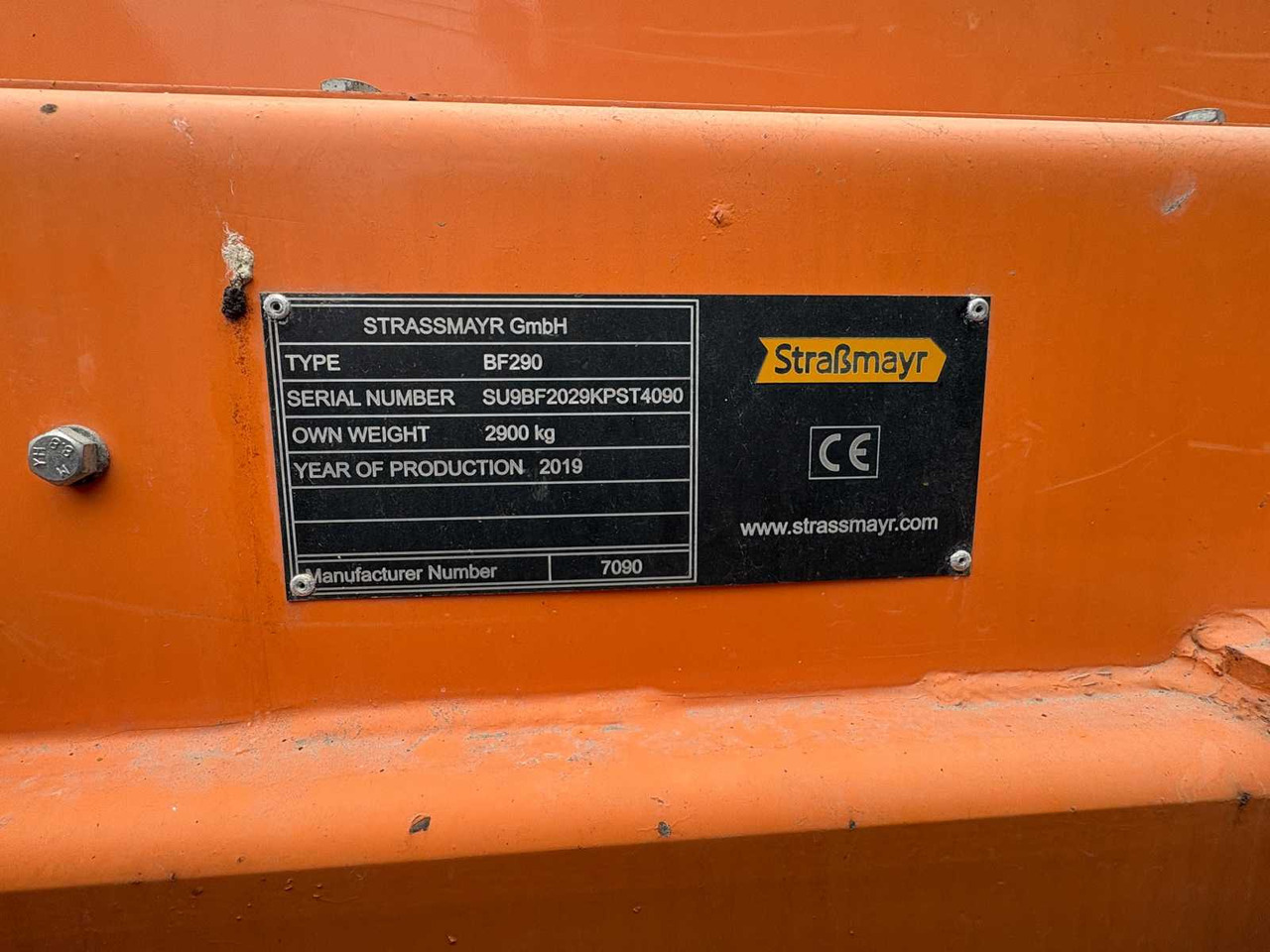 Strassmayr BF 290 - Asfaldilaotur: pilt 3 Strassmayr BF 290 - Asfaldilaotur: pilt 3
