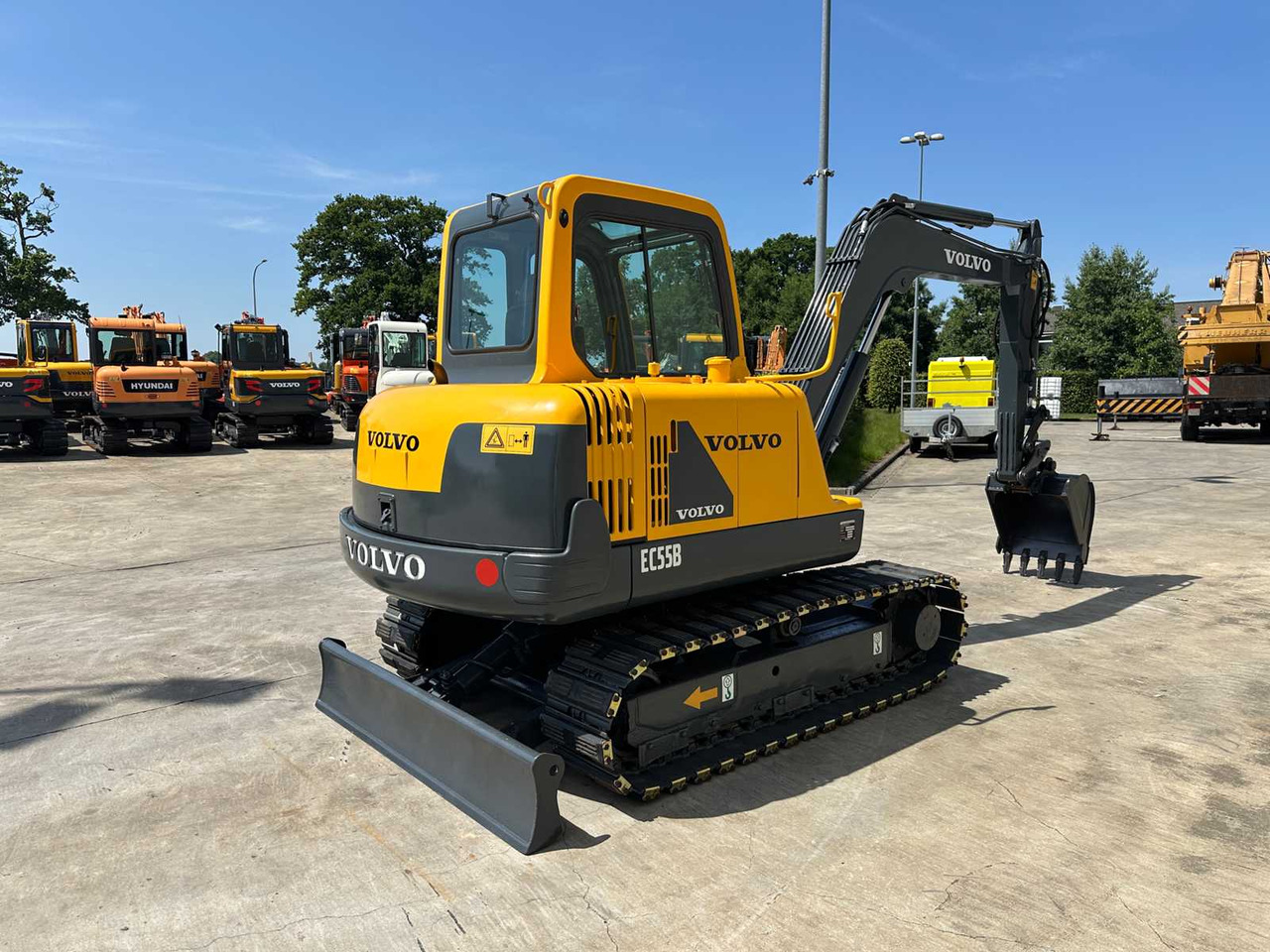 Volvo EC55B - Lintekskavaator: pilt 4 Volvo EC55B - Lintekskavaator: pilt 4