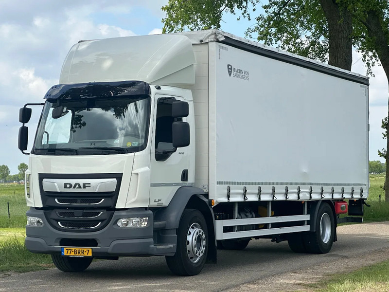 Tent veoauto DAF CF 320 LF320.18 EURO6. SchuifzeilBakwagen met Laadklep. in TOPSTAAT!: pilt 1