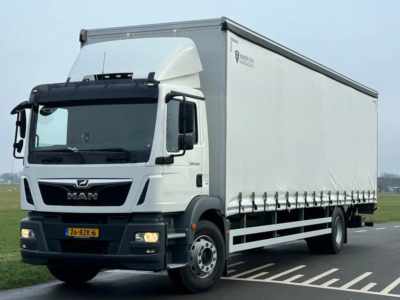 MAN TGM TGM. 15.250. EURO6. 2020. Schuifzeil Bakwagen met Laadklep 990x248x270 - Tent veoauto: pilt 1 MAN TGM TGM. 15.250. EURO6. 2020. Schuifzeil Bakwagen met Laadklep 990x248x270 - Tent veoauto: pilt 1
