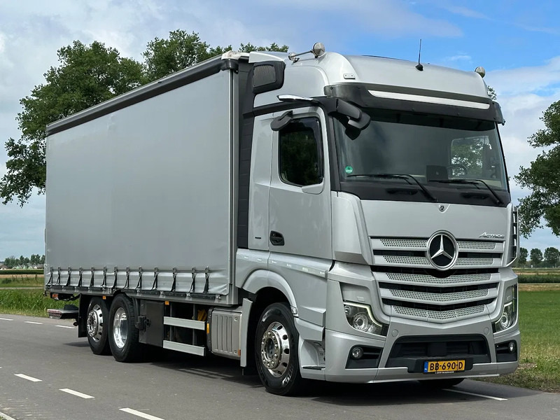 Mercedes-Benz Actros ACTROS 2545LL EURO6. 2021. Schuifzeil Bakwagen met Laadklep. - Tent veoauto: pilt 2 Mercedes-Benz Actros ACTROS 2545LL EURO6. 2021. Schuifzeil Bakwagen met Laadklep. - Tent veoauto: pilt 2