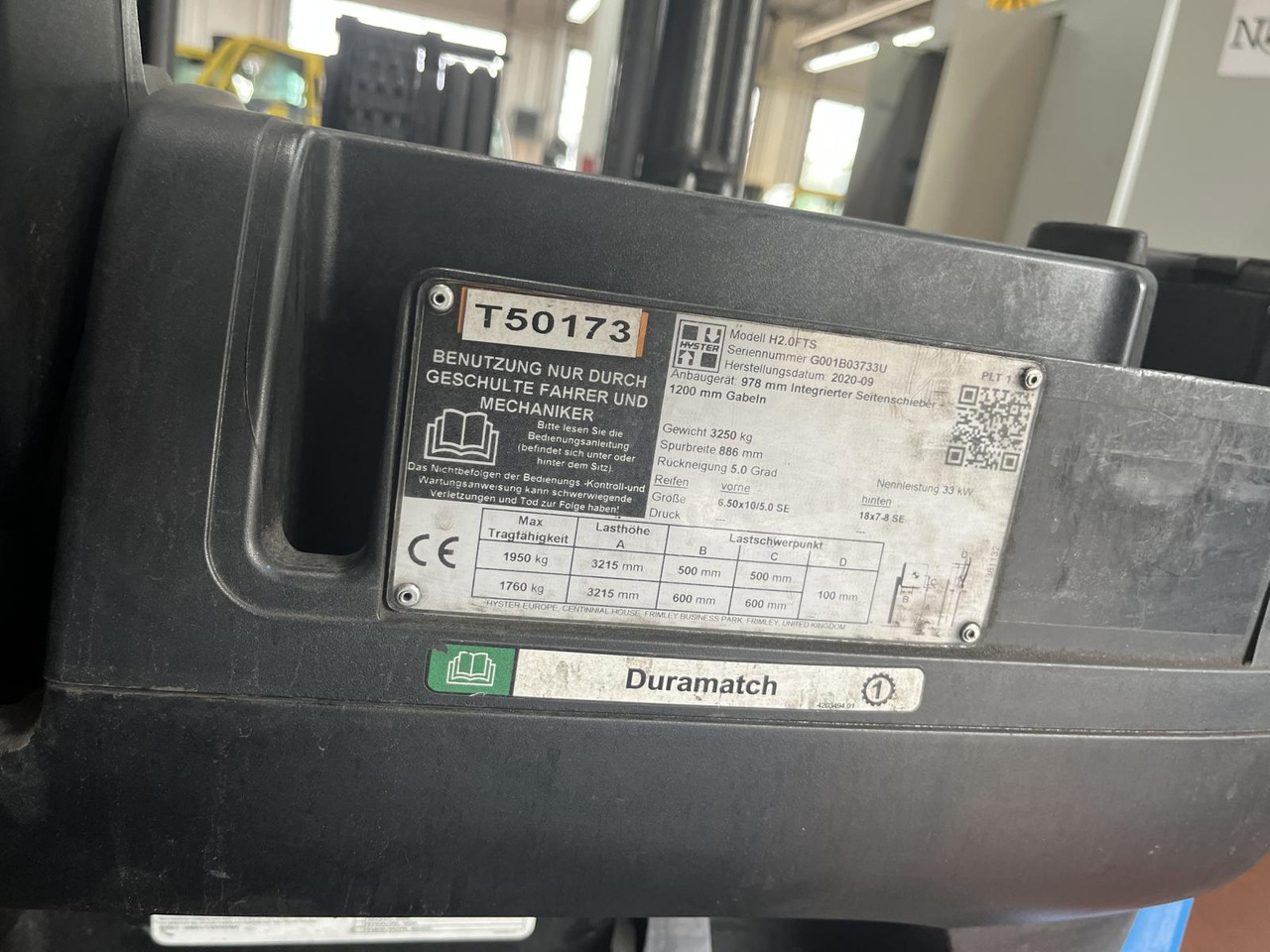 Hyster H2.0FTS - Gaasitõstuk: pilt 3 Hyster H2.0FTS - Gaasitõstuk: pilt 3