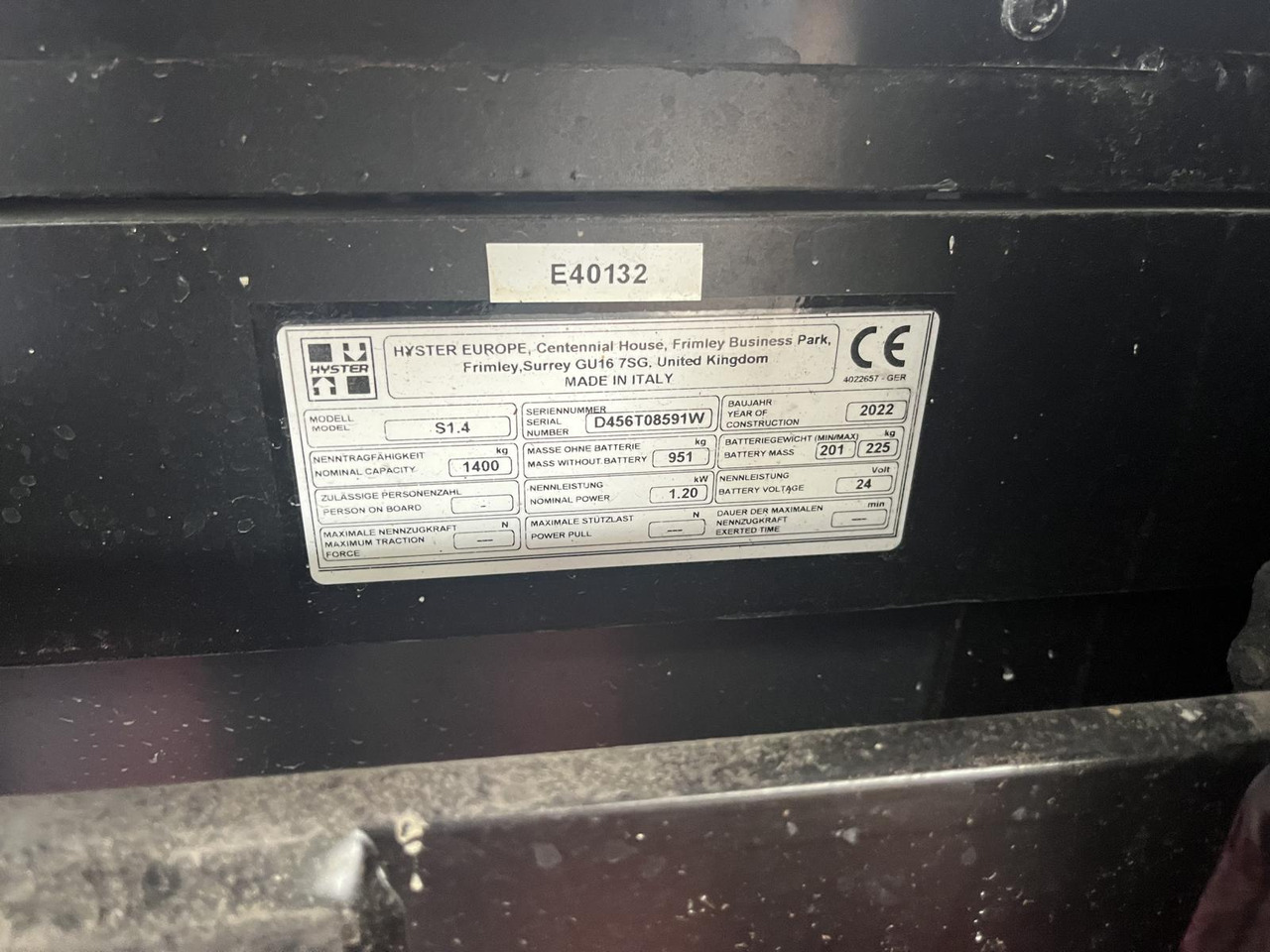 Hyster S1.4 - Virnastaja: pilt 5 Hyster S1.4 - Virnastaja: pilt 5