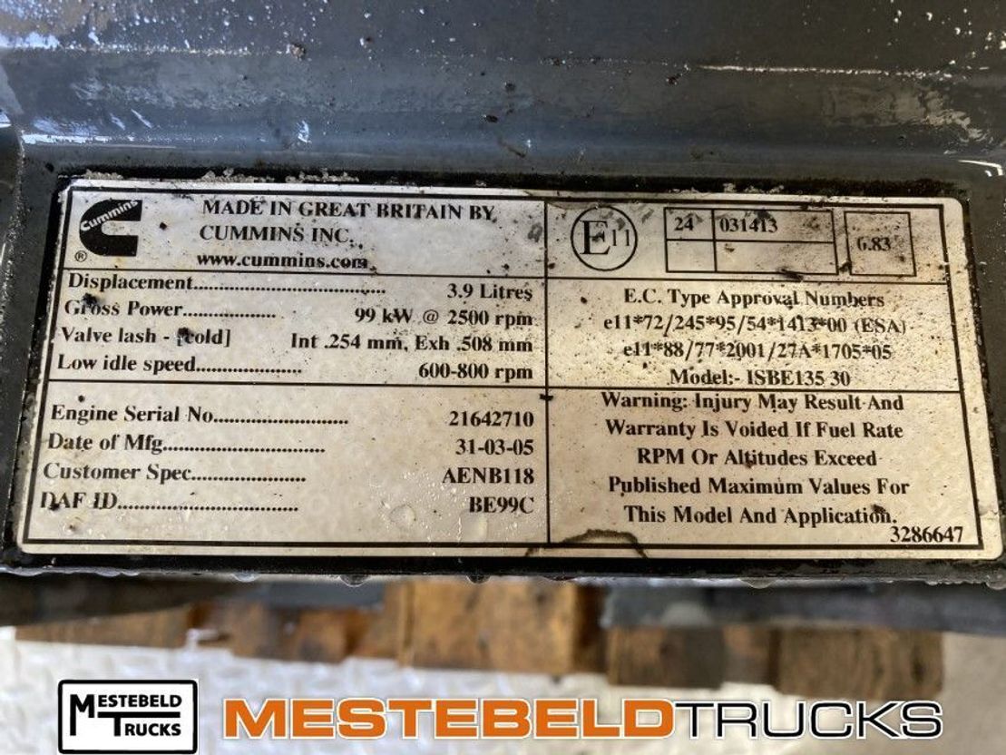 DAF Motor 385 BE - Mootor - Veoauto: pilt 5 DAF Motor 385 BE - Mootor - Veoauto: pilt 5